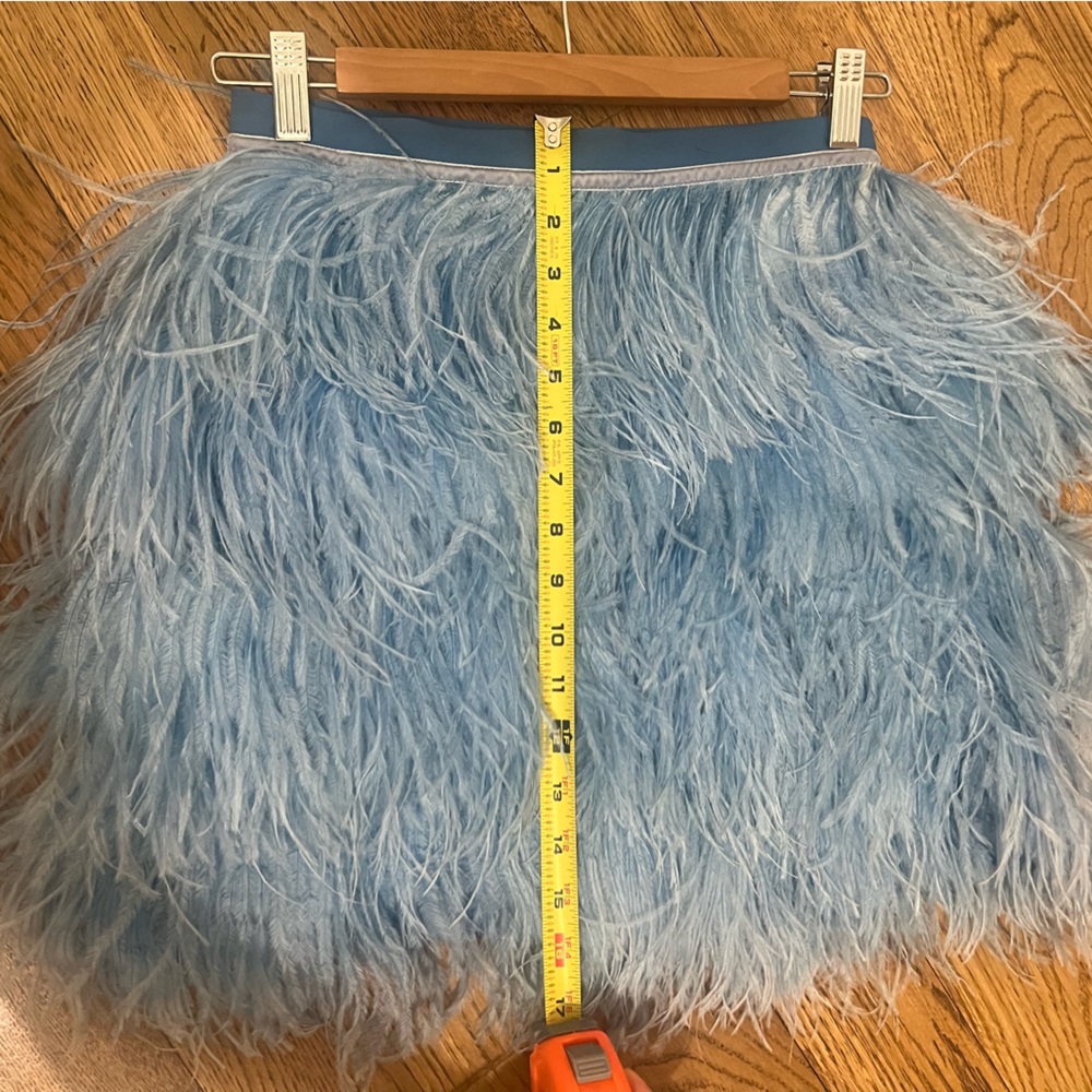 Chic Blue Mini Skirt - Picture 2 of 4